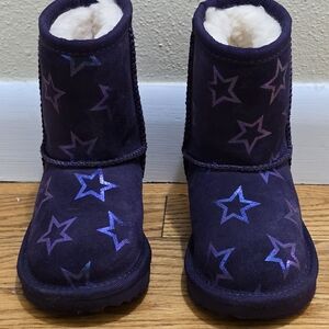 UGG Kids Purple Star Boots